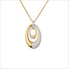 Tempia 18K Yellow and White Gold & Diamond Necklace