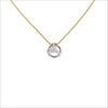 Icona 18K Yellow and White Gold Diamond Small Cage Necklace