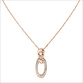 Nodo 18K Rose Gold & Diamond Necklace