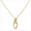 Nodo 18K Yellow Gold & Diamond Necklace