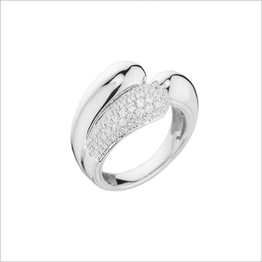 Triadra 18K White Gold & Diamond Ring