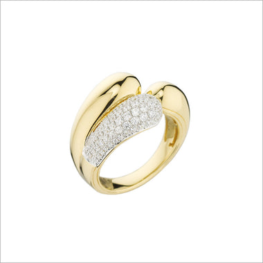 Triadra 18K Yellow Gold & Diamond Ring