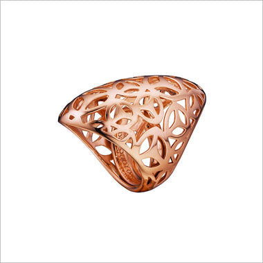 Sahara Ring in Sterling Silver plated with 18k Rose Gold