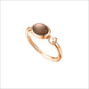 Lolita Smoky Quartz Ring in Sterling Silver plated with 18k Rose Gold