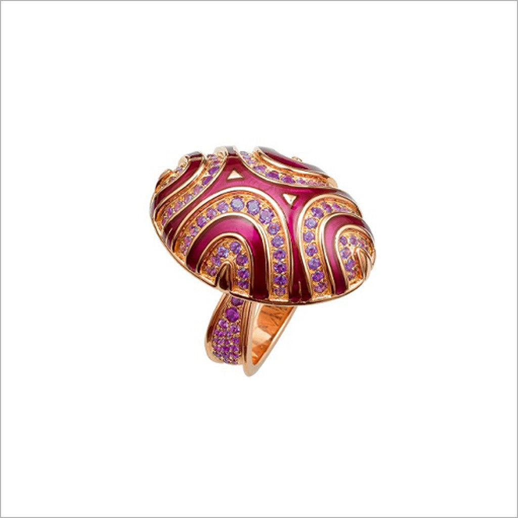 Fiamma 18K Gold & Amethyst Ring – Di MODOLO