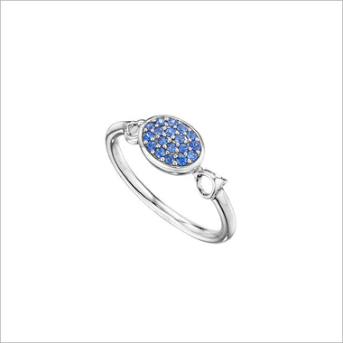 Lolita Blue Sapphire Ring in Sterling Silver