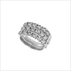 Diamanté Silver Ring