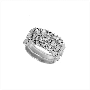 Diamanté Silver Ring