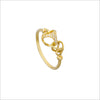 Linked By Love 18K Gold & Diamond Ring