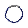 Men's Centauro Blue Lapis 6mm Bead Bracelet